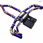 Titanium Catback Exhaust System for Mercedes Benz GLE53 AMG W167 3.0T by Stratec Systems