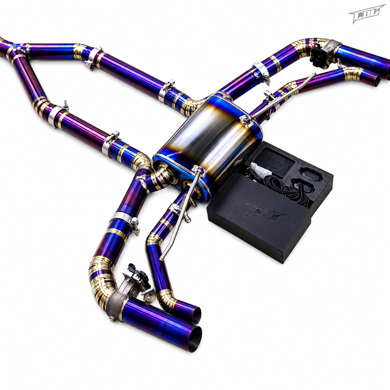 Titanium Catback Exhaust System for Mercedes Benz GLE53 AMG W167 3.0T by Stratec Systems