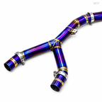 Titanium Catback Exhaust System for Mercedes Benz GLE53 AMG W167 3.0T by Stratec Systems