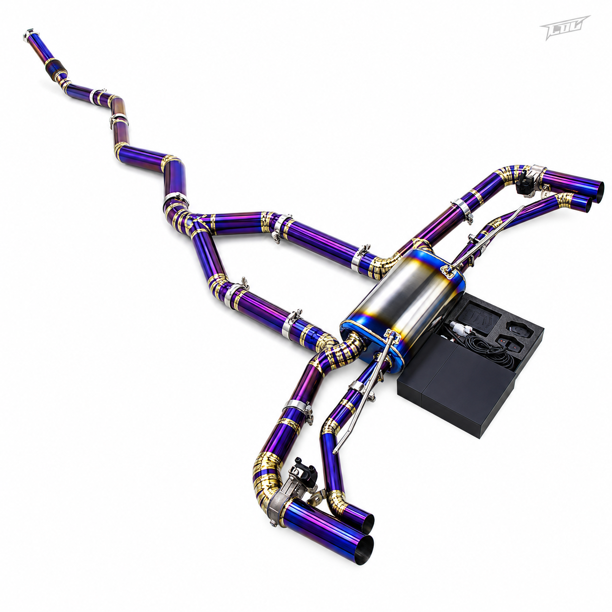 Titanium Catback Exhaust System for Mercedes Benz GLE53 AMG W167 3.0T by Stratec Systems
