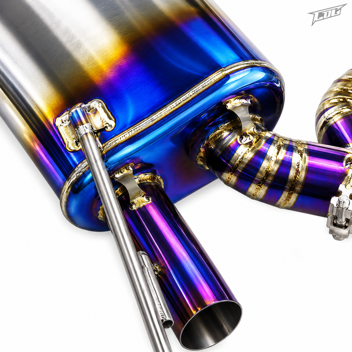 Titanium Catback Exhaust System for Mercedes Benz GLE53 AMG W167 3.0T by Stratec Systems