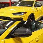Dry Carbon Fiber Mirror Cover Caps for 18-24 Urus Q8 SQ8 RSQ8 - Bull Boost Performance