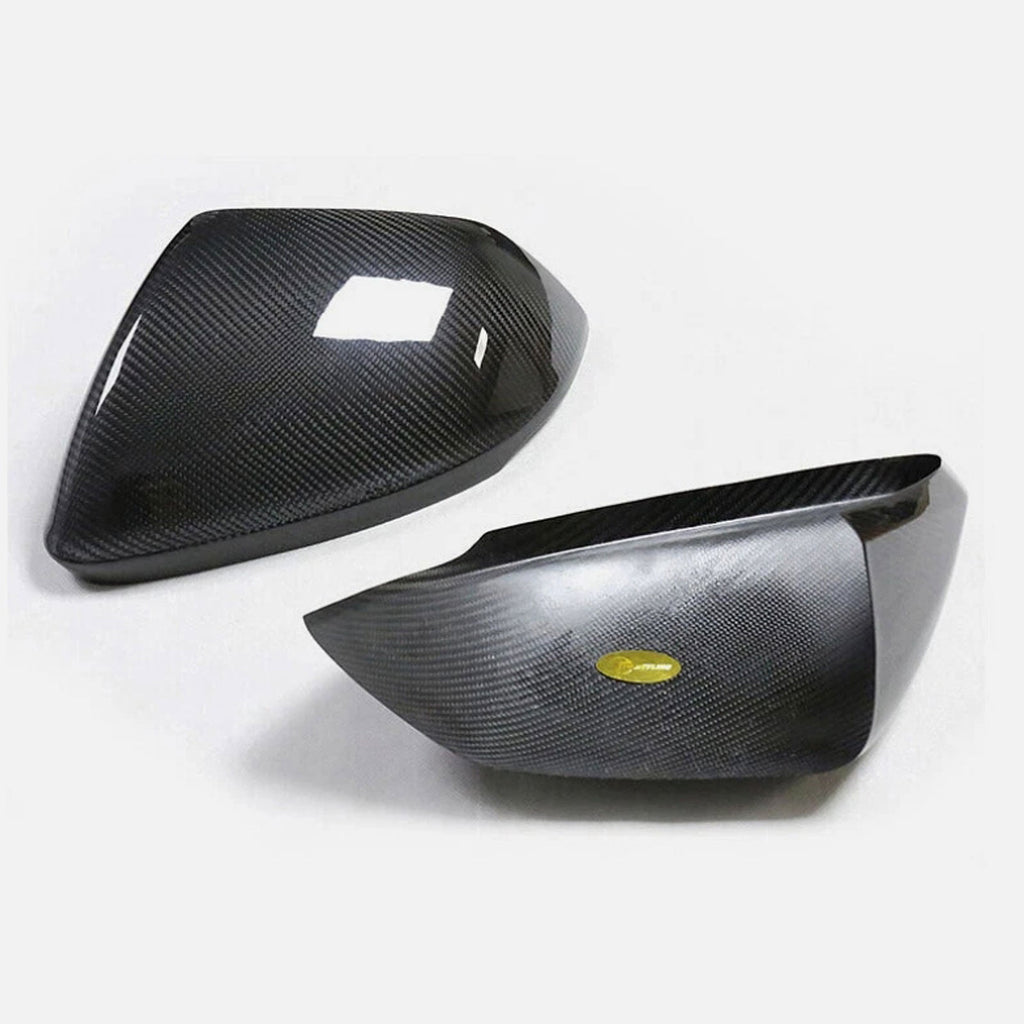 Dry Carbon Fiber Mirror Cover Caps for 18-24 Urus Q8 SQ8 RSQ8 - Bull Boost Performance