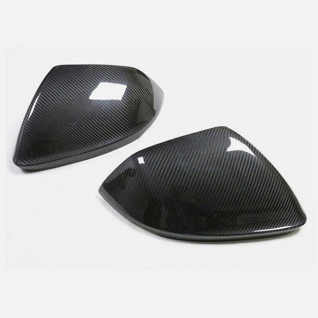 Dry Carbon Fiber Mirror Cover Caps for 18-24 Urus Q8 SQ8 RSQ8 - Bull Boost Performance