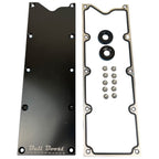 LS Gen 3 Valley Pan Cover Plate with Gasket and Seals Low Profile Custom Knock Sensor LSX LS1 LM7 LR4 LQ4 LS6 L59 LQ9 LM4 L33 - Bull Boost Performance