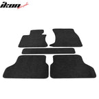 Car Floor Mat for 2004-2009 BMW E60 5 Series Black Carpet 5PC Nylon