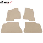 Car Floor Mat for 1999-2006 Chevrolet Silverado 1500 Crew Cab Beige