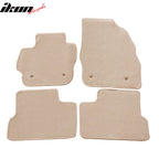 Car Floor Mat for 2010-2013 Mazda 3 Beige Carpet 4PC Nylon