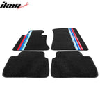 Car Floor Mat for 1998-06 BMW 3 Series E46 3 Colors Strips Nylon 4PCS