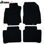 Car Floor Mat for 2007-2012 Nissan Versa Black Front Rear  Nylon 4 PCS