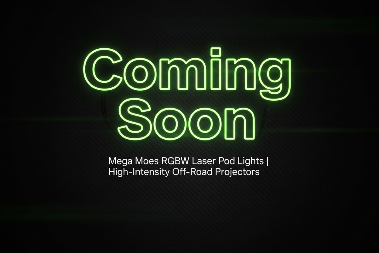 Mega Moes RGBW Laser Pod Lights | High-Intensity Off-Road Projectors