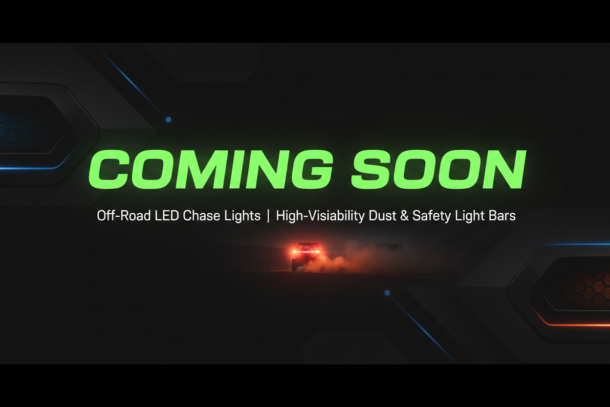 Off-Road LED Chase Lights | High-Visibility Dust & Safety Light Bars