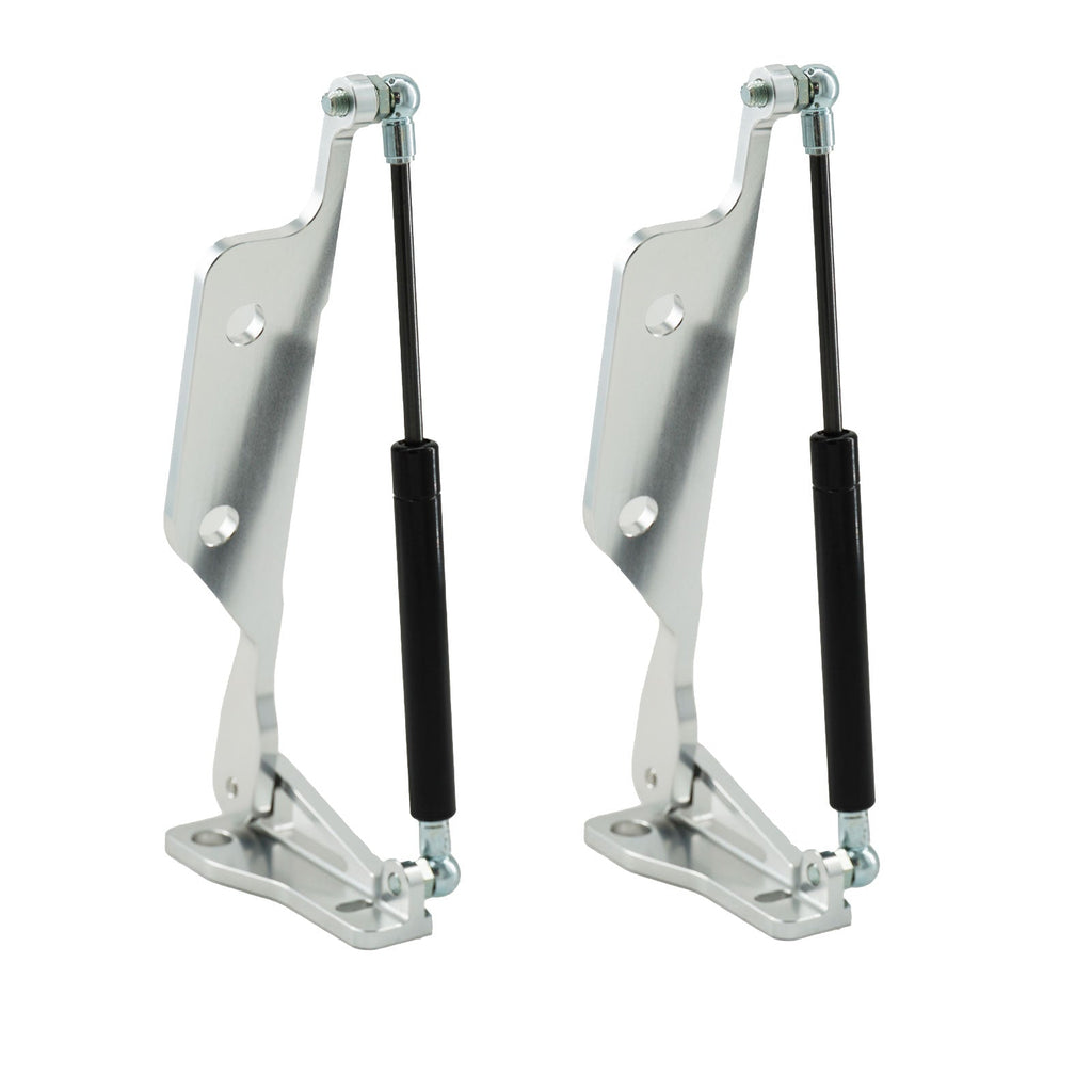 Billet Aluminum Gas Hood Hinge Latch Support For Honda Civic CRX 88-91 EF - Bull Boost Performance