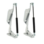 Billet Aluminum Gas Hood Hinge Latch Support For Honda Civic CRX 88-91 EF - Bull Boost Performance