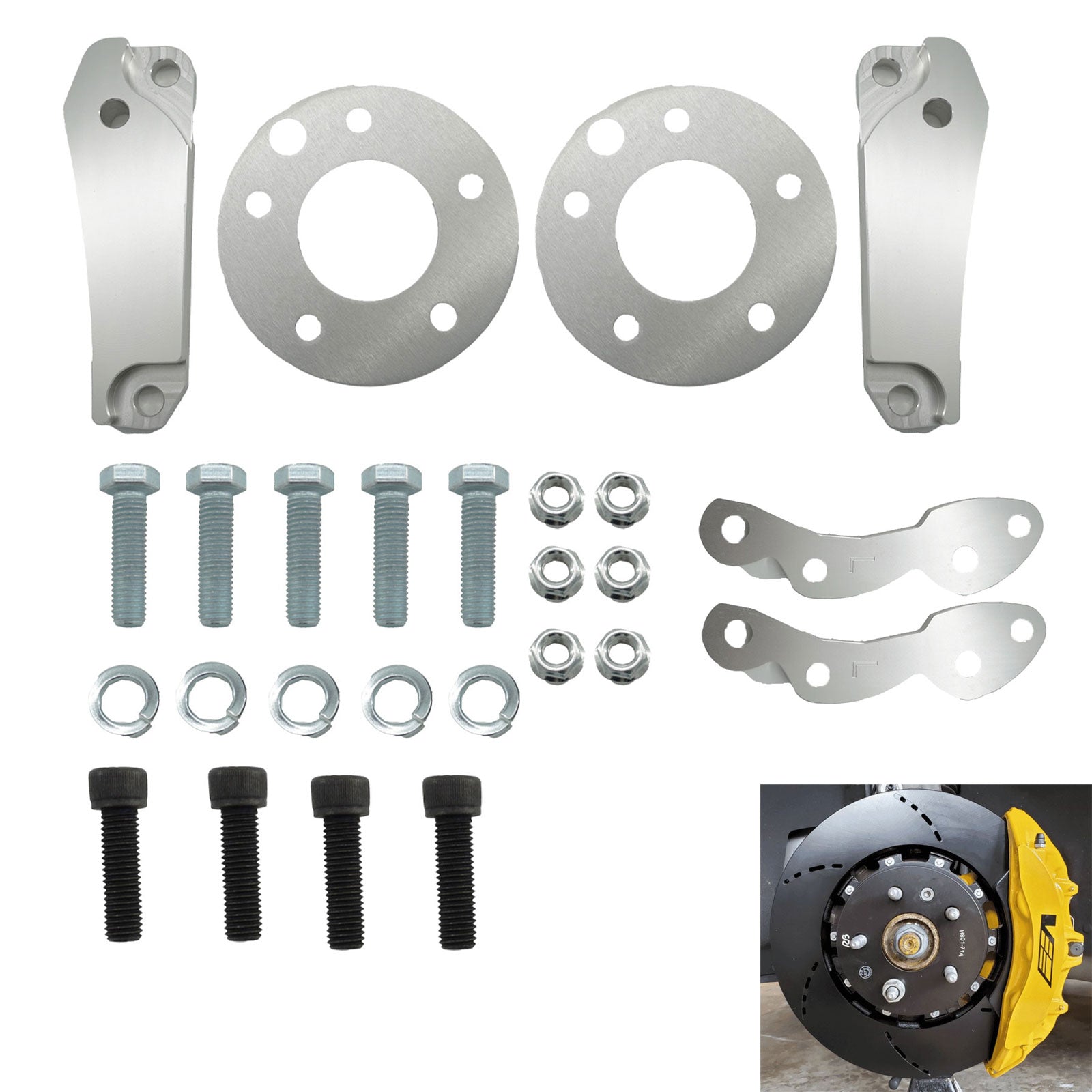 CTS-V Brake Caliper Adapter Kit for MK4 Supra/SC Chassis SC300 SC400 - Bull Boost Performance