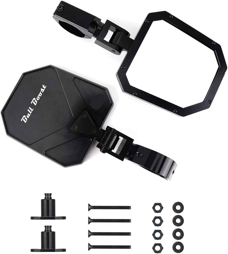 Side Mirrors Can Am Maverick X3 Premium Aluminum w/ Direct & 1.875" Roll Cage - Bull Boost Performance