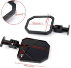 Side Mirrors Can Am Maverick X3 Premium Aluminum w/ Direct & 1.875" Roll Cage - Bull Boost Performance