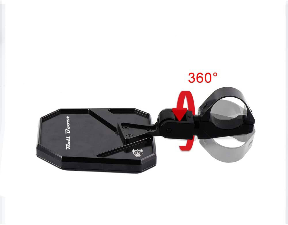 BILLET Rear Racing Side Mirrors For Can Am Maverick X3 Max Turbo R 2017-2023 - Bull Boost Performance