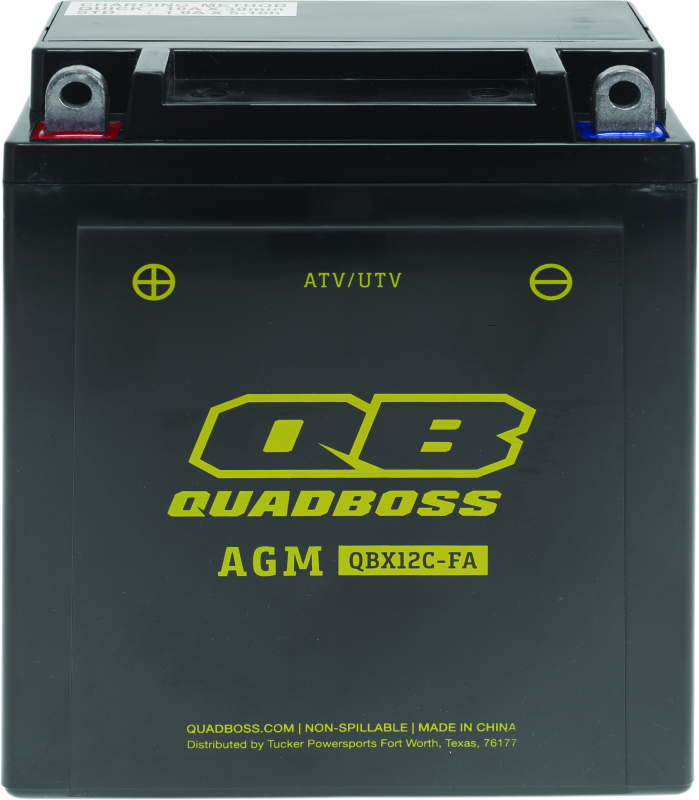 QuadBoss Maintenance-Free AGM Battery QBX12C-FA