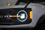 DV8 Offroad 2021-2025 Ford Bronco Black Headlights