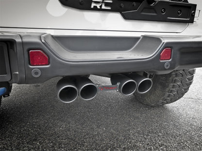 aFe Rebel Series 2.5in. 304 SS C/B Exhaust System 2018 Jeep Wrangler (JL) V6-3.6L - Black Tip