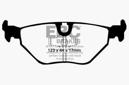 EBC 87-91 BMW M3 2.3 (E30) Ultimax2 Rear Brake Pads