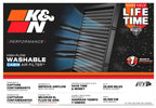 K&N Cabin Air Filter Cabin Air Filter (2 Per Box)