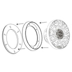 DS18 Ring Adapter From 7.7 to 6.5 ASA & ABS Material