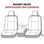 Covercraft 10-24 Toyota 4 Runner Carhartt Super Dux SeatSaver Front Row Custom Seat Cover - Gravel