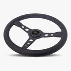The Daytona | Black Leather | Black Spoke | Bavarian Stitch