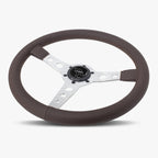 The Daytona | Nappa Brown Leather  | Silver Spoke | Brown Stitch