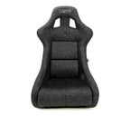 NRG FRP Bucket Seat (Large) Prisma Edition w/ Orange Pearlized Back - Spooky Edition (Spiders/Bats)