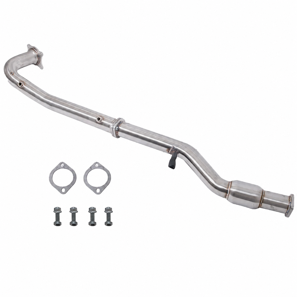 Subaru 6MT High Flow Cat Resonated Pipe Intake Tube Exhaust For 15-21 WRX - Bull Boost Performance
