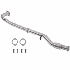 Subaru 6MT High Flow Cat Resonated Pipe Intake Tube Exhaust For 15-21 WRX - Bull Boost Performance