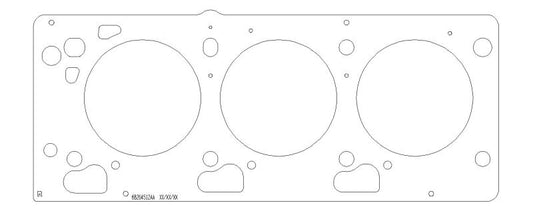 Cometic Chrysler EGF/EGG/EGJ/EGK/EGQ/EGS SOHC V6 .075in MLS Cylinder Head Gasket - 96.5mm Bore - RHS