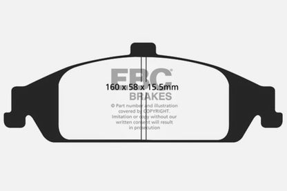 EBC 98-01 Chevrolet Malibu 2.4 Ultimax2 Front Brake Pads