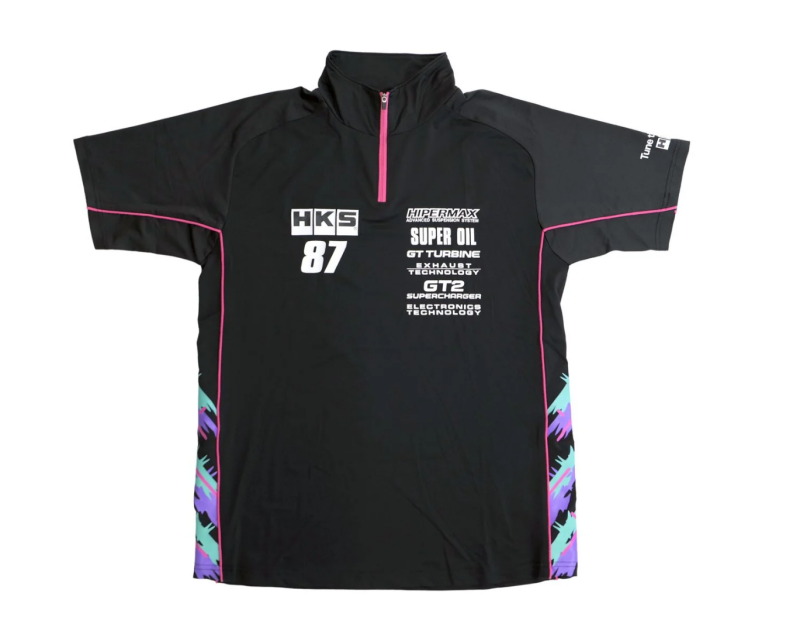 HKS TEAM HALF ZIP POLO SHIRT 2025 L