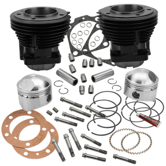 S&S Cycle 66-84 BT 80in 3-1/2in Bore Cylinder and High Compression Piston Kit