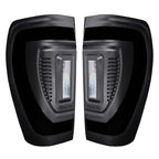 Oracle 19-23 GMC Sierra Black Series Flush Style LED Tail Lights - Factory Halogen