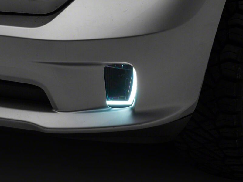 Raxiom 13-18 Dodge RAM 1500 Switchback LED Fog Lights with LED DRL- White and Yellow