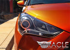 Oracle 11-13 Hyundai Veloster LED Headlight Halo Kit - Green