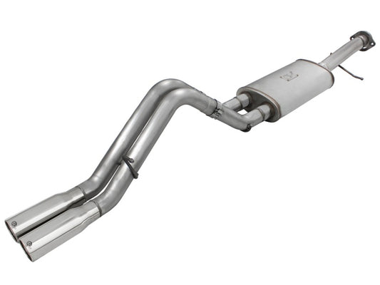 aFe Power MACHForce XP Exhaust System Cat-Back 409 Stainless Steel 07-08 Hummer H2 V8 6.0L/6.2L