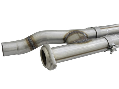 aFe POWER Rebel Series 3in 409 SS Cat Back Exhaust w/ Polished Tips 17 Ford F-150 Raptor V6-3.5L