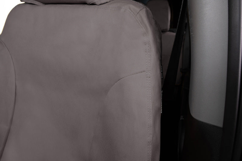 Covercraft 15-26 Ford Transit Polycotton SeatSaver Custom Second Row Seat Covers-Misty Grey