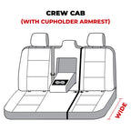 Covercraft 19-25 Dodge RAM 1500 Carhartt Super Dux SeatSaver Second Row Custom Seat Cover - Gravel