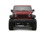 Raxiom 07-18 Jeep Wrangler JK V2 LED Switchback Fog Lights with Amber Turn Signal and Halo Rings