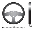 Sparco Steering Wheel 300 Suede Black