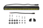 DV8 Offroad 20In Elite Series Amber LED Light Bar - Single Row