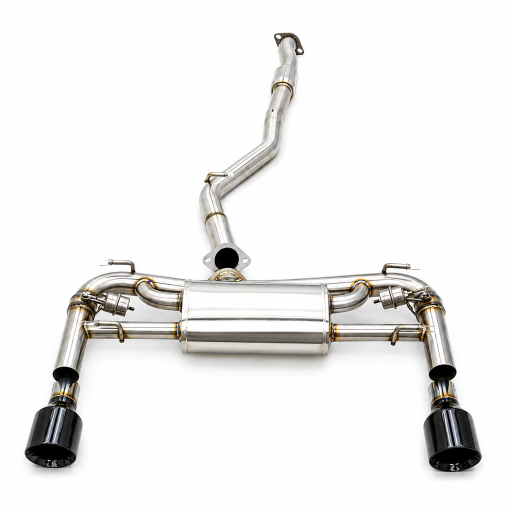 Stainless T304 Valved Catback Exhaust System for Subaru BRZ ZC6 2.0L by Stratec Systems