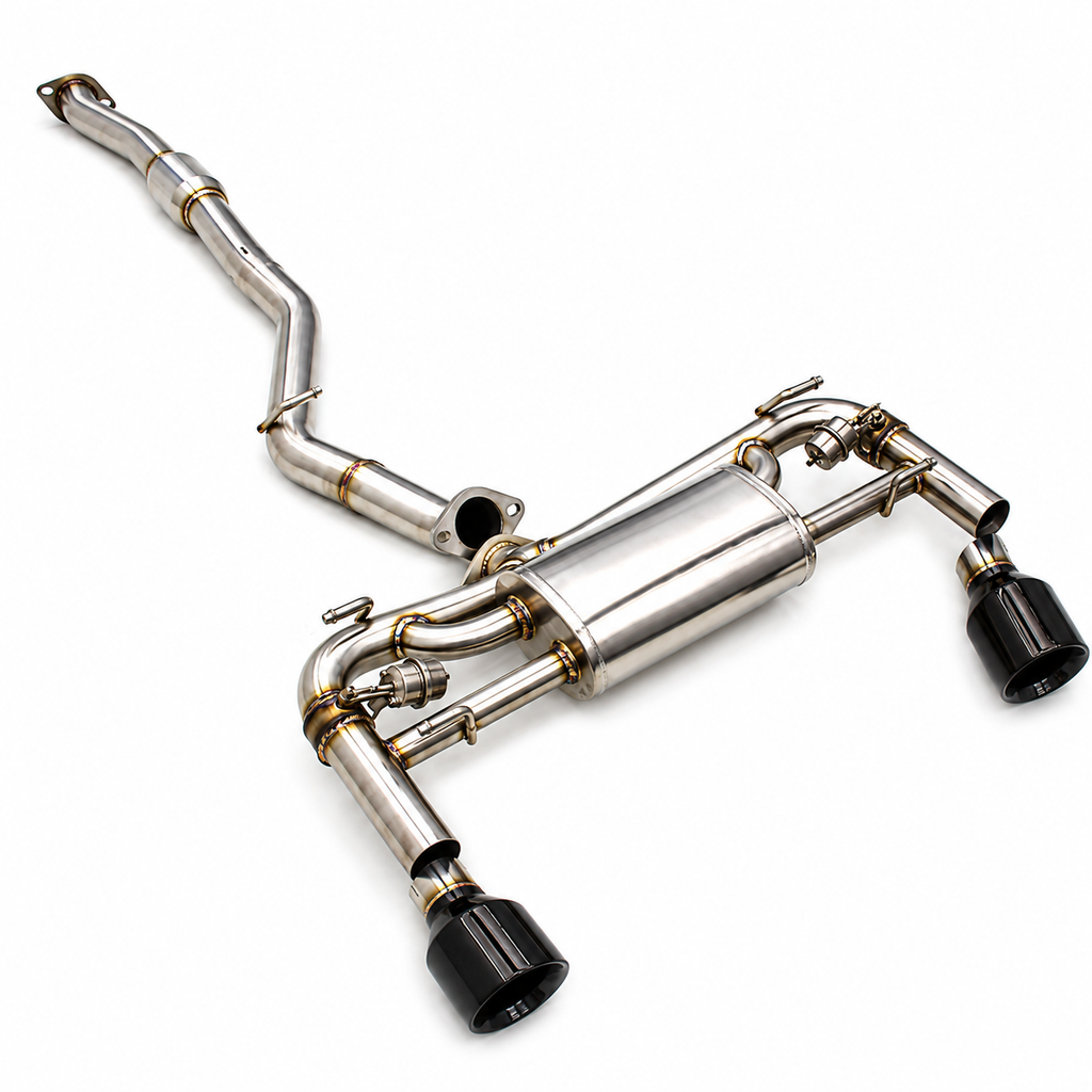 Stainless T304 Valved Catback Exhaust System for Subaru BRZ ZC6 2.0L by Stratec Systems